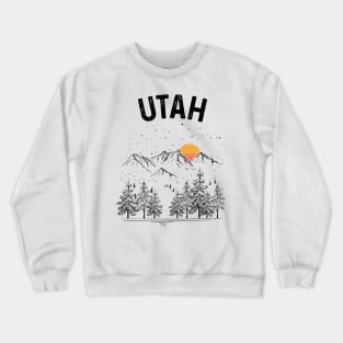 Utah State Vintage Retro Crewneck Sweatshirt